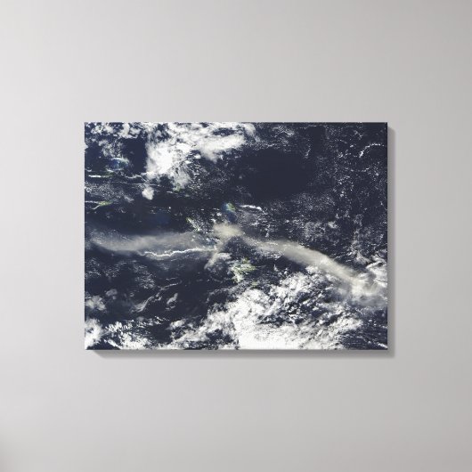 Toile Plume de cendres de Soufriere Hills, Montserrat (Recto)