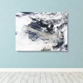 Toile Plume de cendres du volcan Eyjafjallajokull (Insitu (Plancher de Bois))