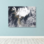 Toile Plume de cendres du volcan Eyjafjallajokull, islan (Insitu (Plancher de Bois))