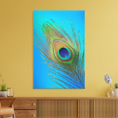 Toile Plume de la queue de paon (Insitu(Salon))
