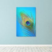 Toile Plume de la queue de paon (Insitu (Plancher de Bois))