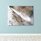 Toile Plume de l'éruption du volcan Chaiten, Chili (Insitu (Plancher de Bois))