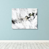 Toile Plume du volcan Okmok, îles Aléoutiennes 2 (Insitu (Plancher de Bois))