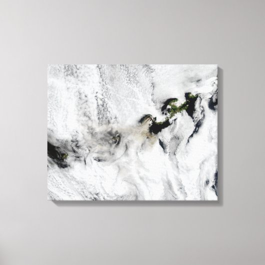 Toile Plume du volcan Okmok, îles Aléoutiennes 2 (Recto)