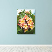 Toile Plumeria hawaïenne (Insitu (Plancher de Bois))