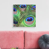 Toile Plumes de paon (Insitu(Salon))