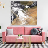 Toile Plumes de poussière au large des côtes marocaines (Insitu(Salon))