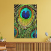 Toile Plumes de queue de paon mâle (Insitu(Salon))