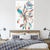 Toile Plumes de style bohème (Insitu(Chambre))