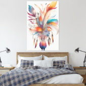 Toile Plumes de style bohème (Insitu(Chambre))