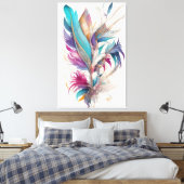 Toile Plumes de style bohème (Insitu(Chambre))