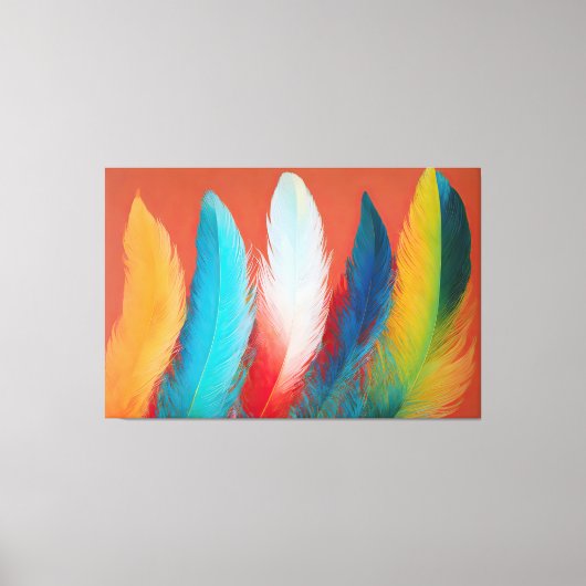Toile Plumes du sud-ouest (Recto)