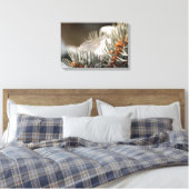 Toile Plumes Grises En Branche À feuillage persistant Ne (Insitu(Chambre))