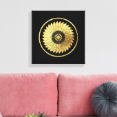 Toile Plumes rayonnantes (Insitu(Salon))