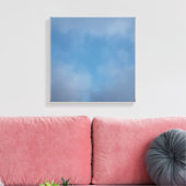 Toile Plus bleu que bleu (Insitu(Salon))