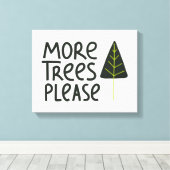 Toile Plus d'arbres S'il vous plaît (Insitu (Plancher de Bois))