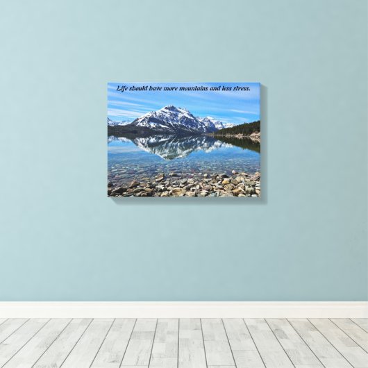 Toile Plus de montagnes (Insitu (Plancher de Bois))