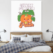 Toile plus mignon citrouille du jardin (Insitu(Chambre))