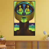 Toile Plus qu'humain (Insitu(Salon))