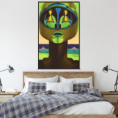 Toile Plus qu'humain (Insitu(Chambre))