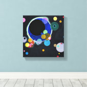 Toile Plusieurs cercles (Insitu (Plancher de Bois))