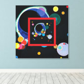 Toile Plusieurs cercles par Wassily Kandinsky (Insitu (Plancher de Bois))