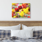 Toile Plusieurs tulipes colorées (Insitu(Chambre))