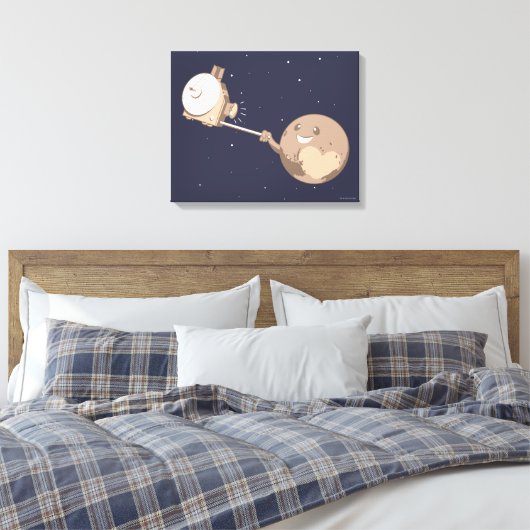 Toile Pluto Selfie (Insitu(Chambre))