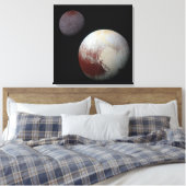 Toile Pluton et Charon 9e ou système solaire Planète nai (Insitu(Chambre))