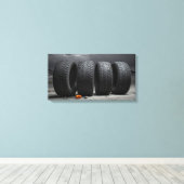 Toile pneus de voiture (Insitu (Plancher de Bois))