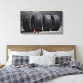 Toile pneus de voiture (Insitu(Chambre))