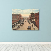 Toile Pocatello, ID - Vue du centre E. (Insitu (Plancher de Bois))