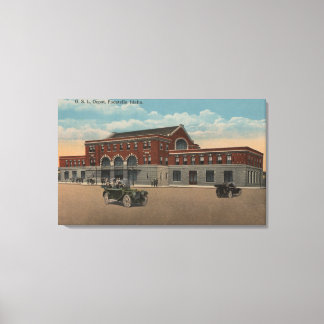 Toile Pocatello, ID - Vue extérieure du train O.S.L.