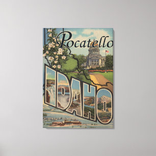 Toile Pocatello, Idaho - grandes scènes de lettre