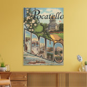 Toile Pocatello, Idaho - Scènes de grandes lettres (Insitu(Salon))