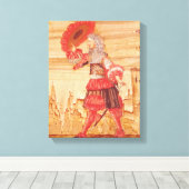 Toile Pocqueline dans le rôle de Mascarille (Insitu (Plancher de Bois))