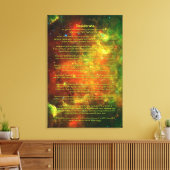 Toile Poème Desiderata - Amérique du Nord, Nebulae pélic (Insitu(Salon))