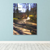 Toile Poème Desiderata - J'Ai Le Temps (Insitu (Plancher de Bois))