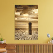 Toile Poème Desiderata - J'Ai Le Temps (Insitu(Salon))