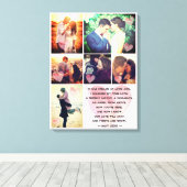 Toile Poème photo mignon et romantique (Insitu (Plancher de Bois))