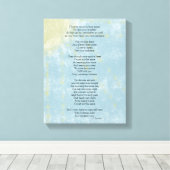 Toile Poème sur la perte et le deuil (Insitu (Plancher de Bois))