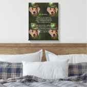 Toile Poésie du Labrador Retriever (Insitu(Chambre))