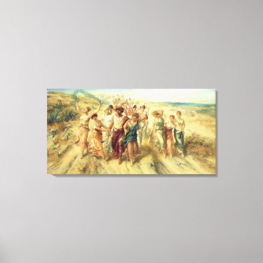 Toile Poet Anacreon (570-485 BC) with Muses, 189 (Recto)