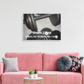 Toile Poids Levant message de motivation (Insitu(Salon))