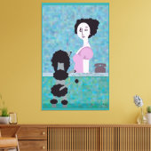 Toile Poils de caniche (Insitu(Salon))