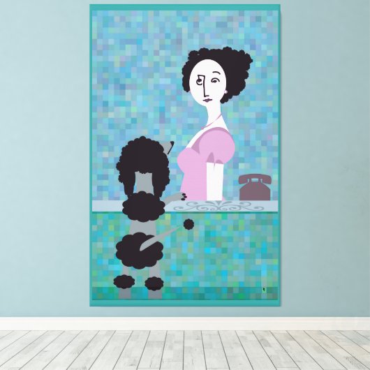 Toile Poils de caniche (Insitu (Plancher de Bois))