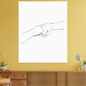 Toile Poing Bumps, High Fives & Jazz Hands (Insitu(Salon))