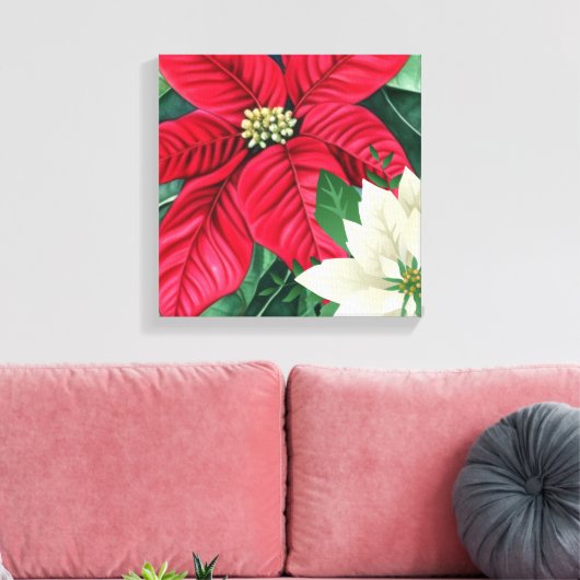Toile Poinsettia (Insitu(Salon))
