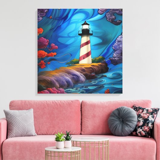 Toile Point phare (Insitu(Salon))