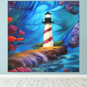 Toile Point phare (Insitu (Plancher de Bois))